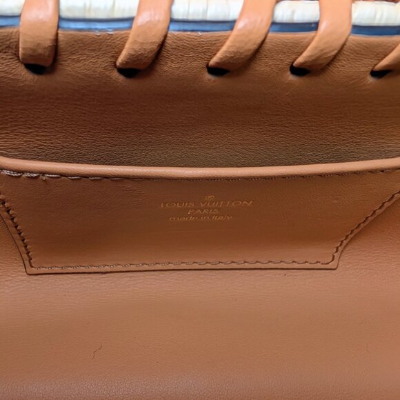 Louis Vuitton Damier Wicker Rattan Monogram Canvas Twist PM Shoulder Bag - Picture 13 of 16